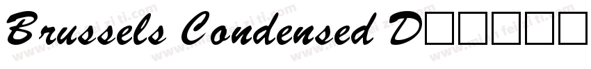 Brussels Condensed D字体转换